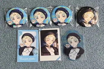 니지산지 히바치 마나 윈터 데이트 캔뱃지 폴라로이드 특전