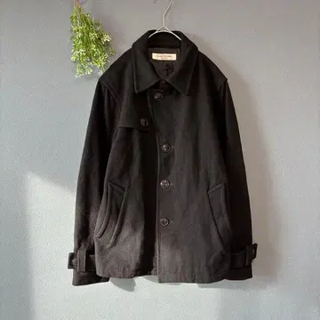 그랜드 정션 [M] 고급 쿨 일본제 고급스러움 소매 벨트 울 코트