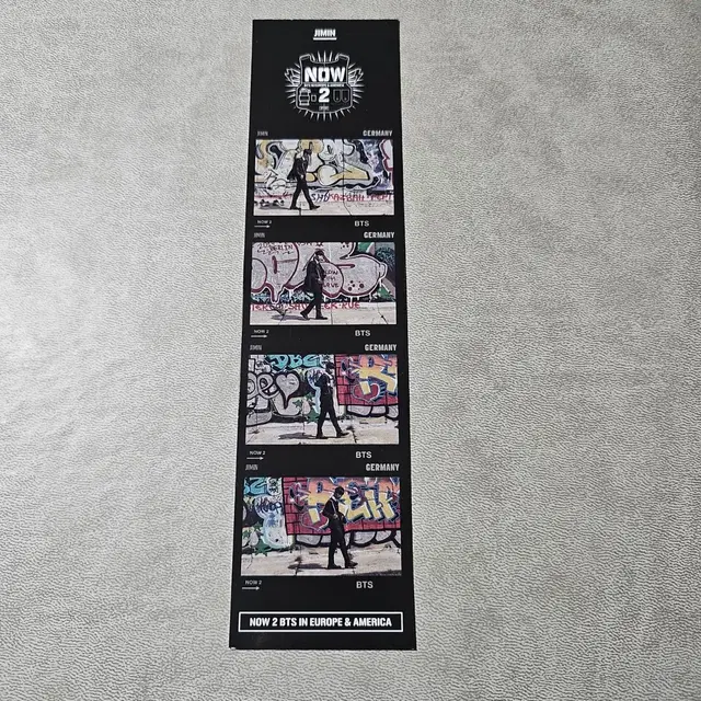 방탄소년단 지민 NOW2 책갈피 북마크 초회한정 bts