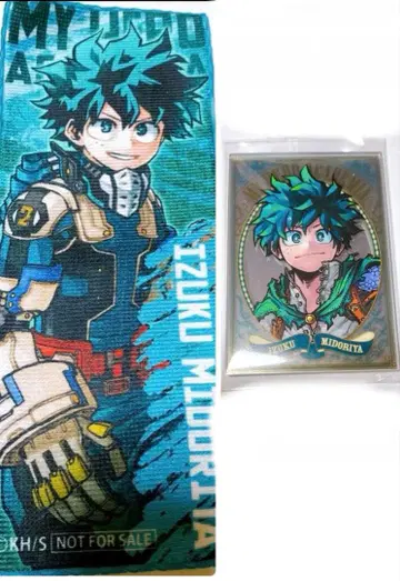 히로아카 미도리야 이즈쿠 점페스 파브 거울풍 아크릴 스티커 타월