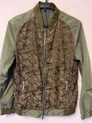 EPoca Uomo 카모 패턴 MA-1 자켓