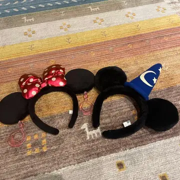 [ 세트 ] 미니 마우스 & 미키 마우스 머리띠 세트