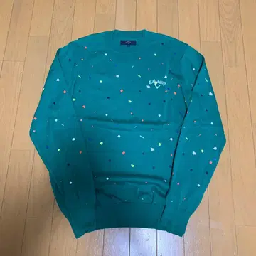 캘러웨이 그린 컬러 L 사이즈 스웨터