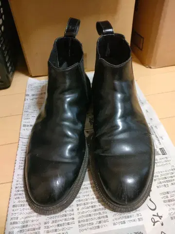 닥터 마틴 블랙 사이드 고어 부츠