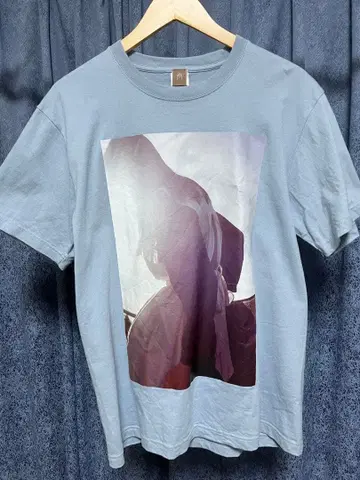카네코 아야노 라이트 블루 T셔츠 L사이즈 밴드T셔츠