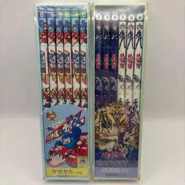 헤이세이 레트로 유희왕 연필 록맨 배틀&체이스 미개봉 새상품