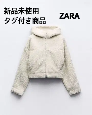 ZARA 더블 페이스 페이크 보아 자켓