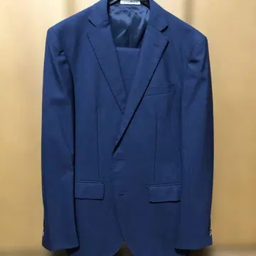 LES MUES 네이비 스트라이프 비즈니스 정장 상하의