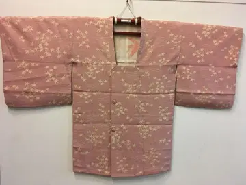 핑크 꽃무늬 겉옷 앞트임 버튼 포함