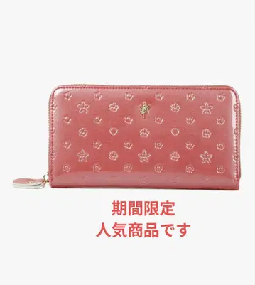 FairFairy 에나멜 장지갑 (다크 핑크)