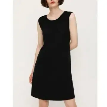 SLY 슬리브리스 원피스 레이스업 무지 심플 ( F )