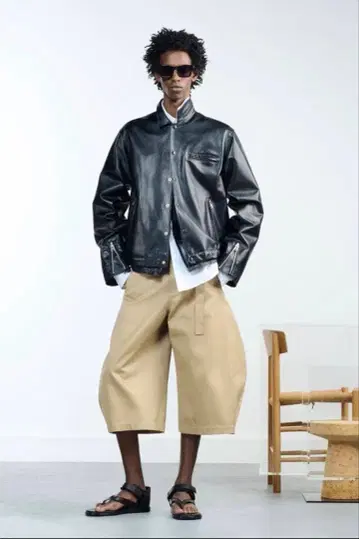 [ 미사용 새상품 ] sacai 26ss Leather Blouson