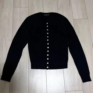 아네스베 프레시옹 가디건 로고 버튼 프랑스제 이