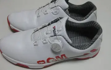 PGM 골프화 화이트/레드