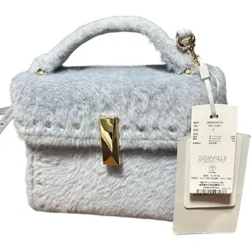 [택 포함 새상품] 비쥬 스터드 퍼 미니백 셀포드