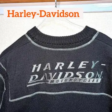 Harley-Davidson 바이크 자켓 디자인 자수 두꺼운 원단 스웨터