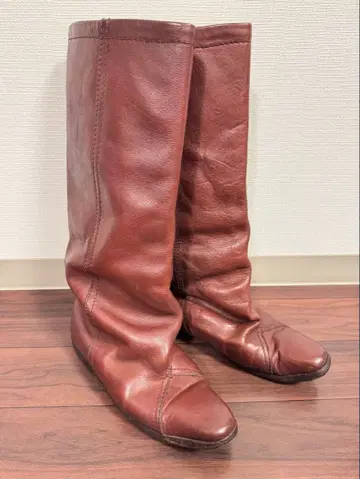 zucca 주카 초대 나우시카 부츠 레어 팬츠 부츠 루즈 브라운 S