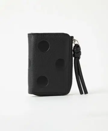 [별주] [perche] 가죽 도트 키케이스