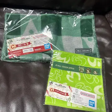 Mrs. GREEN APPLE 제일복권 C상 스톨 G상 자카드 타월