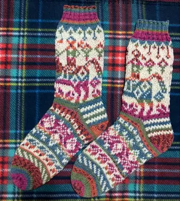 털실 양말 핸드메이드 소크얀 opal 사용