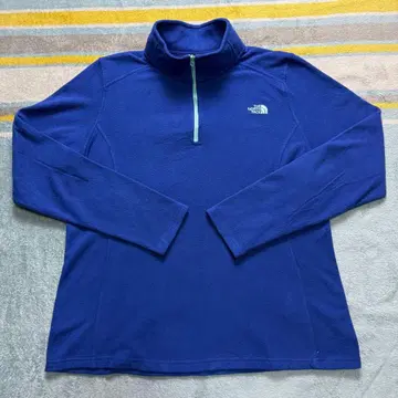 [새상품급] THE NORTH FACE 플리스 하프 지퍼 파랑 L 여성용