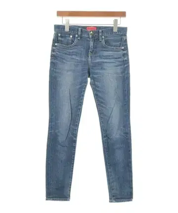 레드 카드 데님 팬츠 여성용