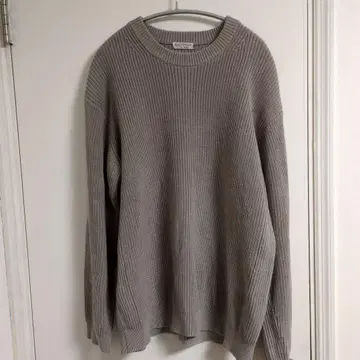 BEAUTY&YOUTH 그레이 크루넥 니트 L