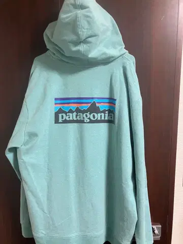 patagonia 남성용 P-6 로고 미드웨이트 풀 집업 후디