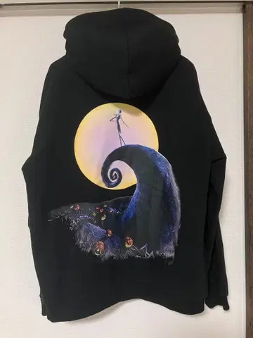 [새상품급] 그라니프 나이트메어 포어 크리스마스 그래픽 보아 안감 후드티