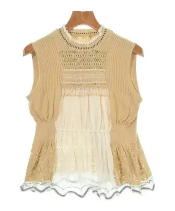 Mame Kurogouchi 베스트/슬리브리스 여성용