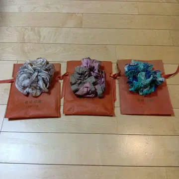 acca 머리끈/스크런치 3색 세트