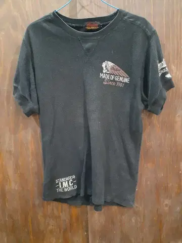 인디언 모터사이클 T셔츠 블랙