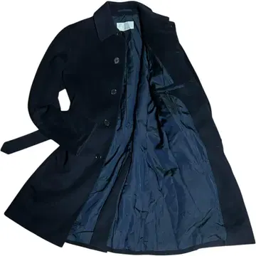 새상품급 에디피스 싱글 트렌치코트 캐시미어 혼방 벨티드 그레이