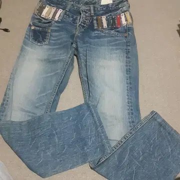 Antiguanage 라이트 블루 데님 청바지 S