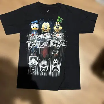 디즈니 타워 오브 테러 캐릭터 반팔 티셔츠