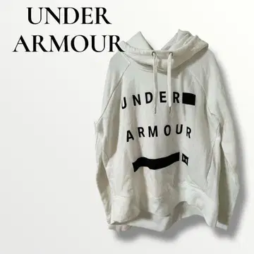 언더아머 UNDERARMOUR 후드 부착 트레이닝복 후드티 화이트