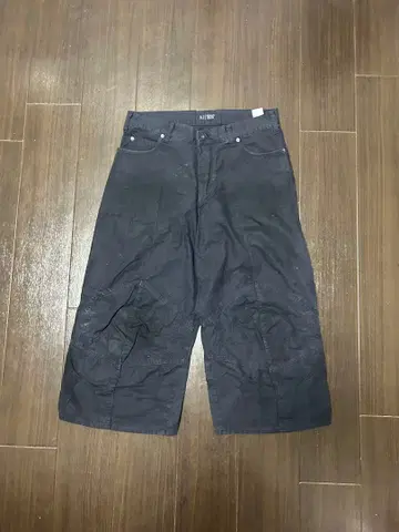 00s Armani Jeans 크롭 더블니 팬츠 이탈리아제