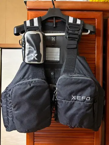 XEFO 블랙 낚시용 조끼