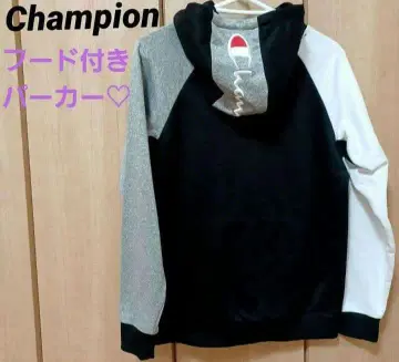 Champion 컬러 블록 후드티 후드 부착 챔피온 S 여성용 겨울