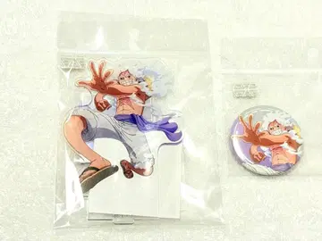 원피스 점프 페스타 루피 아크릴 스탠드 캔뱃지