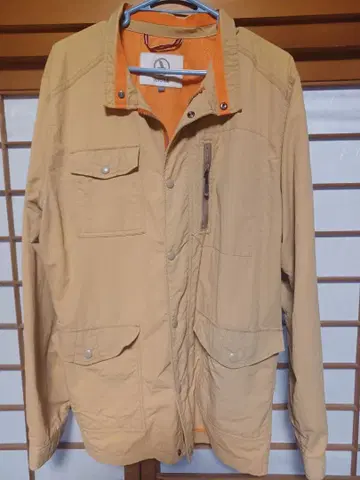 AIGLE 베이지 나일론 자켓