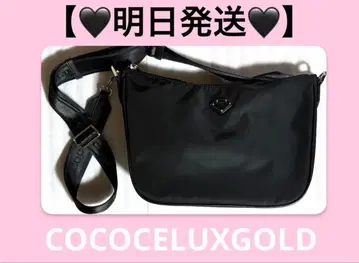 내일 발송 COCOCELUXGOLD 포코노 나일론 하프문 디자인 백