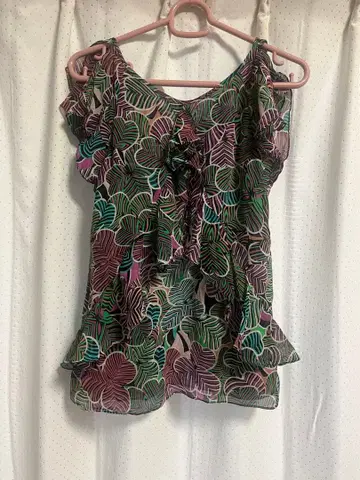 MARC JACOBS 슬리브리스 상의 실크 100% 4 사이즈