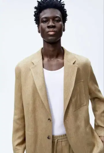 ZARA 린넨 블렌드 자켓