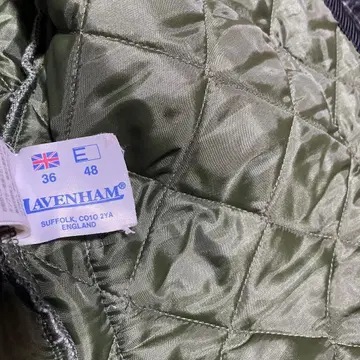 에디피스 별주 라벤햄 퀼트 코트 퀼팅