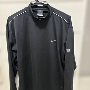 나이키 골프 Nike 블랙 모크넥 긴팔 셔츠 블랙 L