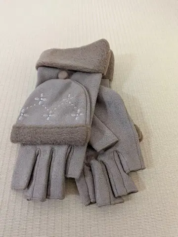 LAURA ASHLEY 그레이 장갑 21-22cm