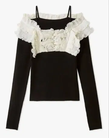 SNIDEL 플리츠 도킹 풀오버