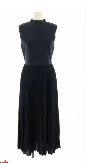 Theory 슬리브리스 무릎 기장 원피스 다크 블루