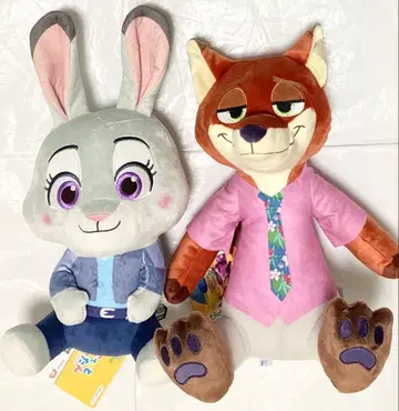 주토피아2 L 봉제 인형 닉 코텟토 펫탄 BIG 봉제 인형 주디